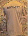 RAVEN - T-shirt, MTS-khaki - with RECOVERY print