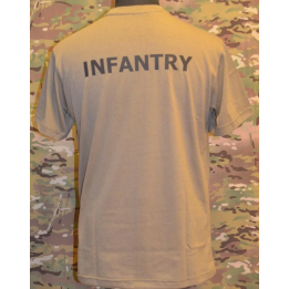 RAVEN - T-shirt, MTS-khaki - med INFANERY tryk