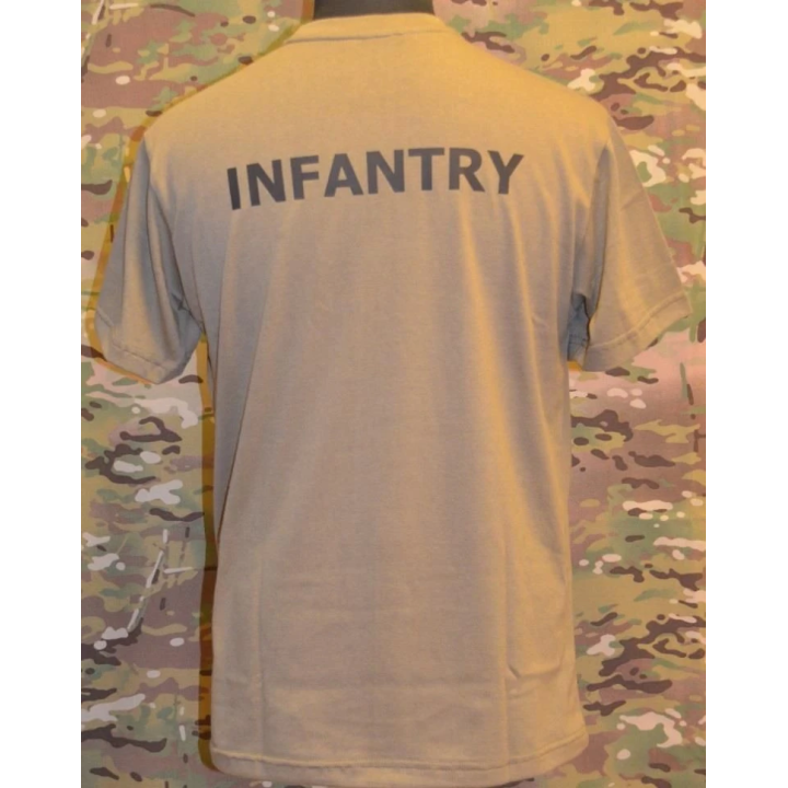 RAVEN - T-shirt, MTS-khaki - med INFANERY tryk