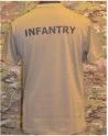 RAVEN - T-shirt, MTS-khaki - med INFANERY tryk