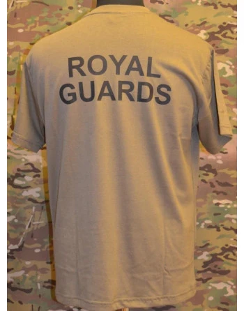 RAVEN - T-shirt, MTS-khaki - with ROYAL GUARDS print