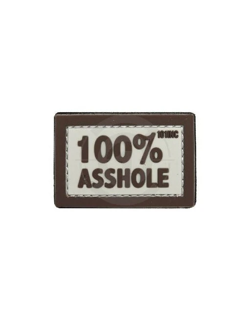 100% Asshole 3D PVC Patch