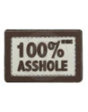 100% Asshole 3D PVC Patch