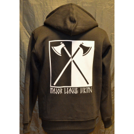 Major League Viking - Hoodie with Axes, Black/white