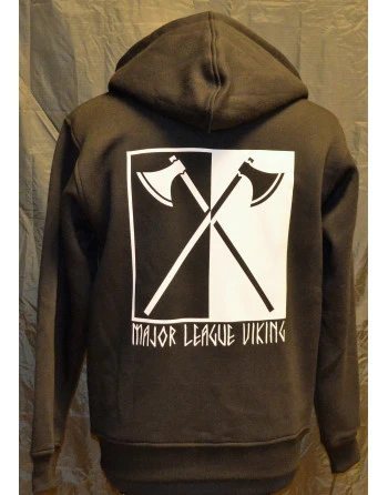 Major League Viking - Hoodie with Axes, Black/white