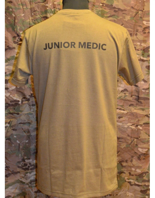 RAVEN - T-shirt, MTS-khaki - med JUNIOR MEDIC tryk