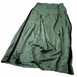 Silk Stretch Liner Long Eucalyptus