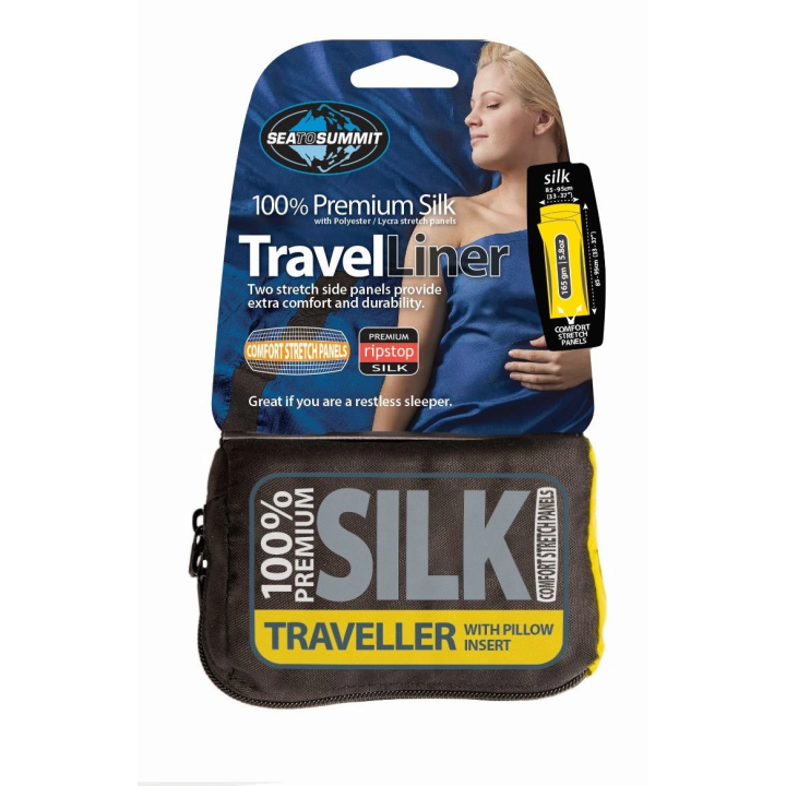 Silk Stretch Liner Traveller Navy Blue