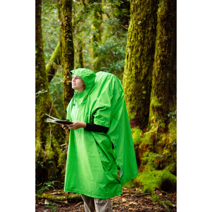 70D NylonTarp Poncho Green