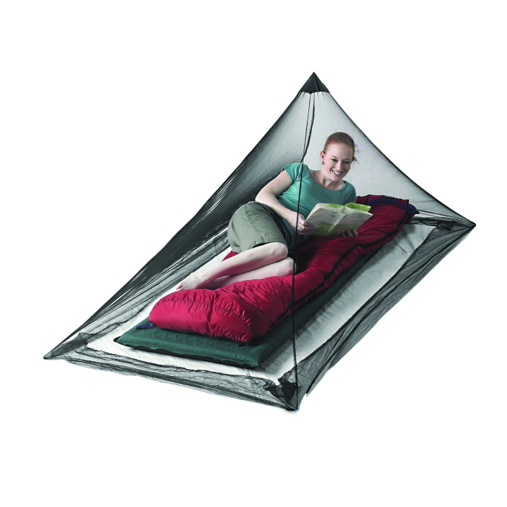 Nano Mosquito Pyramid Net Single Grey