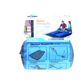 Nano Mosquito Pyramid Net Double Grey