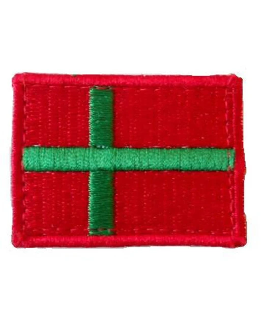 Bornholmsk Flag - på velcro, lille