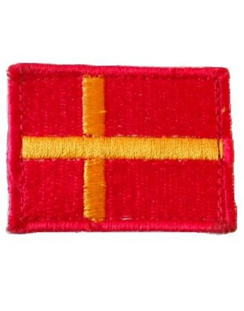 Skånes Flag, lille, på velcro