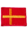 Skånes Flag, lille, på velcro
