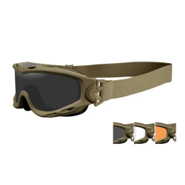 Wiley X - SPEAR Smoke/Clear/Light Rust Tan Frame