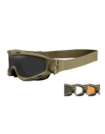 Wiley X - SPEAR Smoke/Clear/Light Rust Tan Frame