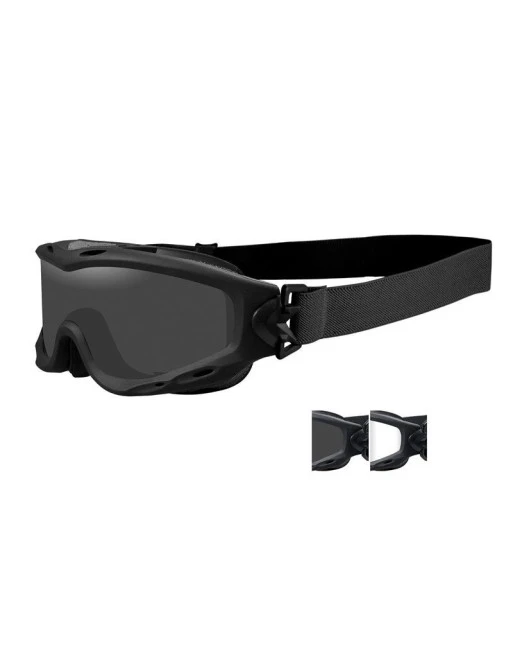 Wiley X - SPEAR Smoke/Clear Matte Black Frame