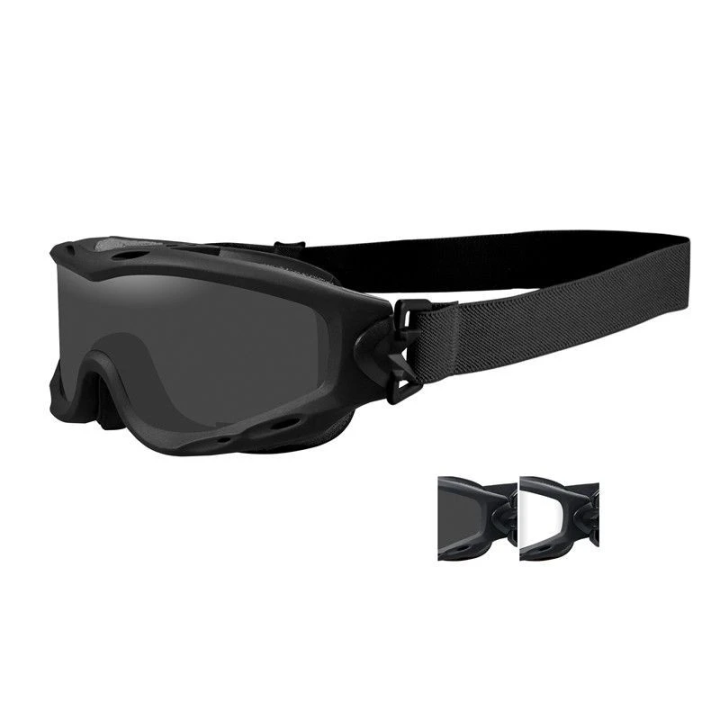 Wiley X - SPEAR Smoke/Clear Matte Black Frame
