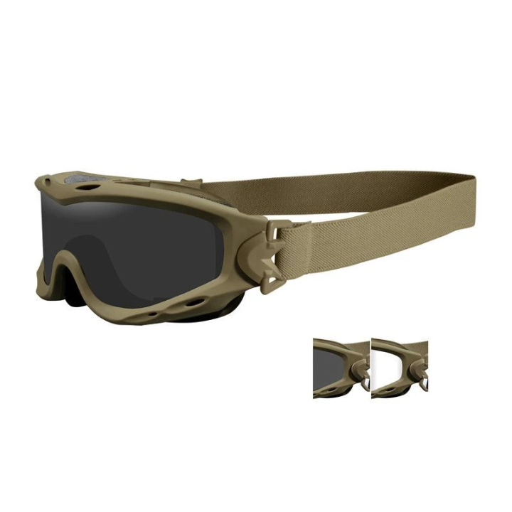 Wiley X - SPEAR Smoke/Clear Tan Frame