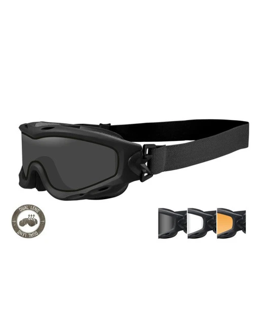 Wiley X - SPEAR Dual Smoke/Clear/Rust Matte Black Frame