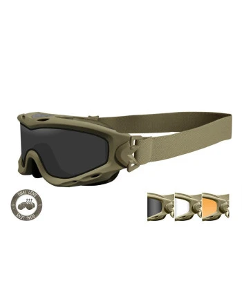 Wiley X - SPEAR Dual Smoke/Clear/Rust Tan Frame