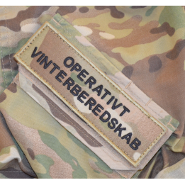 OPERATIVT VINTERBEREDSKAB ærmemærke, MultiCam på velcro