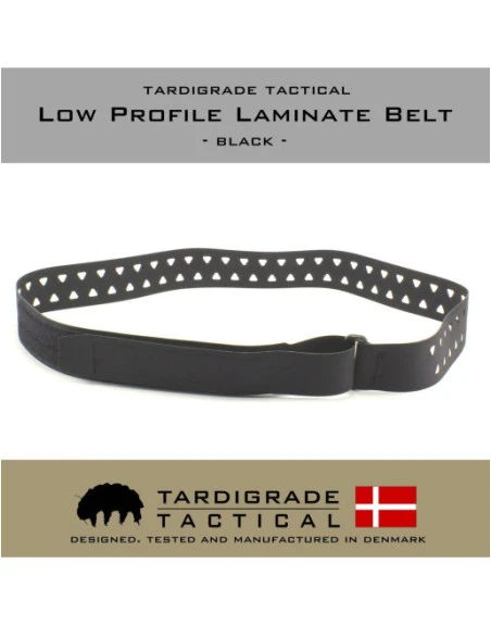 Tardigrade Tactical – Low Profile Laminate Belt, Sort