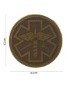 PATCH 3D PVC PARA MEDIC, BROWN