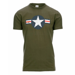 T-shirt - USAF WW-II, Oliven