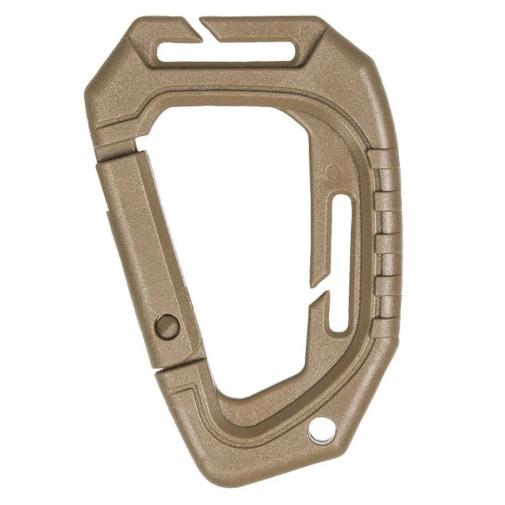MIL-TEC - 2 stk. Taktisk Karabin med webbing holder, Coyote