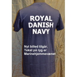 RAVEN - T-shirt, Marineblå med MARINEHJEMMEVÆRNET tryk på ryg