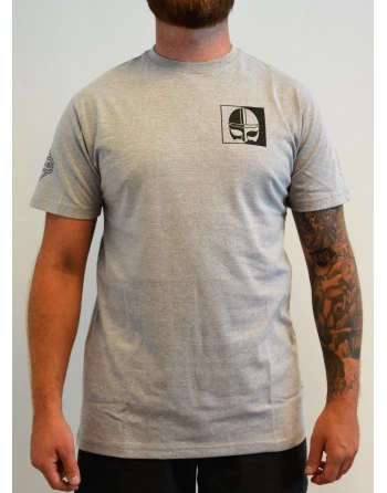 Major League Viking - T-Shirt og lille Vikingtryk, Lysegrå