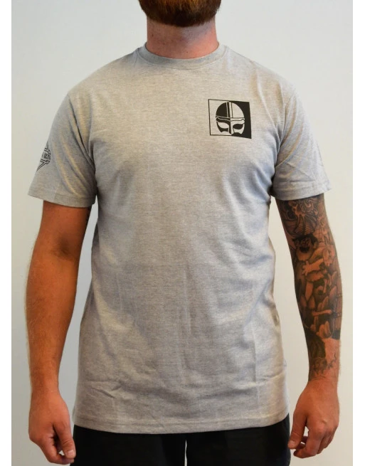 Major League Viking - T-Shirt og lille Vikingtryk, Lysegrå