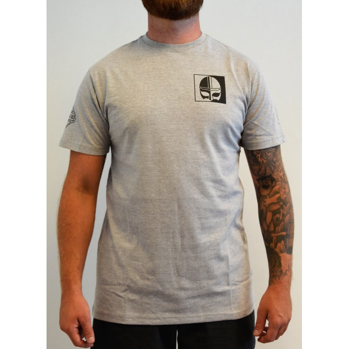 Major League Viking - T-Shirt og lille Vikingtryk, Lysegrå