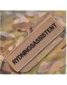 RYDNINGSASSISTENT ærmemærke, MTS-Khaki/sort på velcro