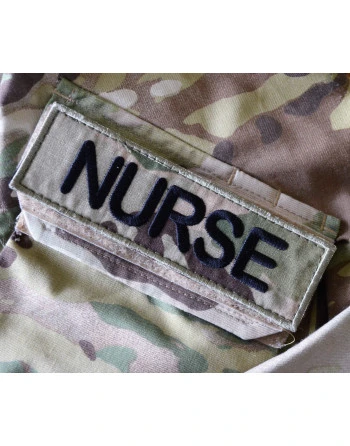 NURSE ærmemærke, MultiCam på velcro
