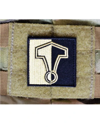 Thors Hammer - Sort/Khaki, 5x5cm