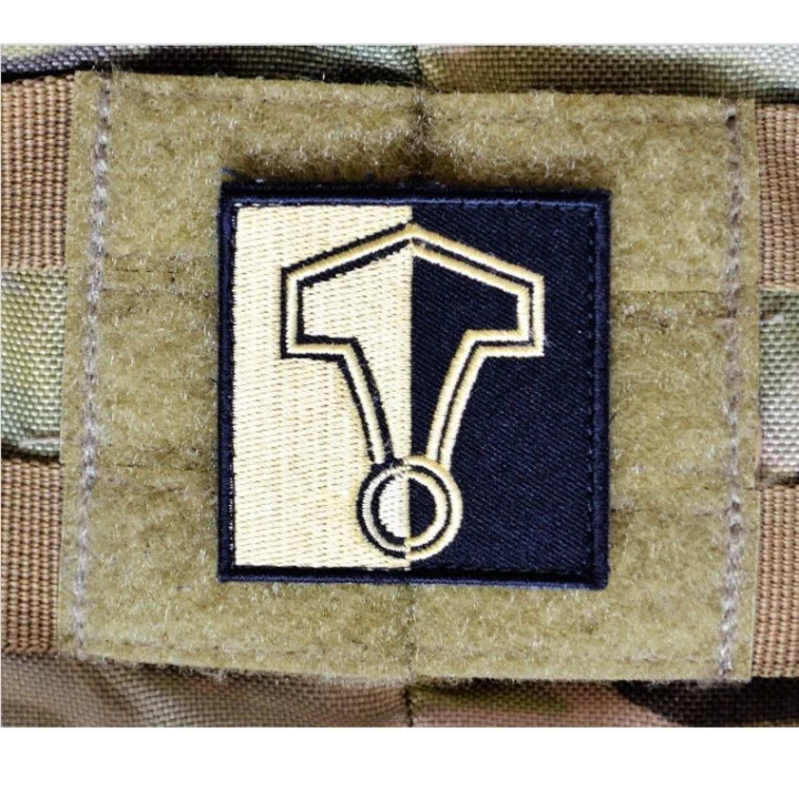 Thors Hammer - Sort/Khaki, 5x5cm