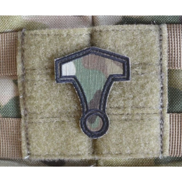 Thors Hammer, udskåret, MultiCam på Velcro