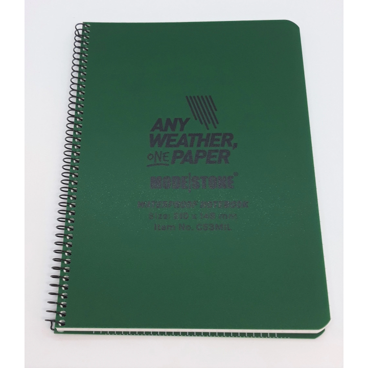 Modestone - Waterproof Tatktisk Notebook, A5